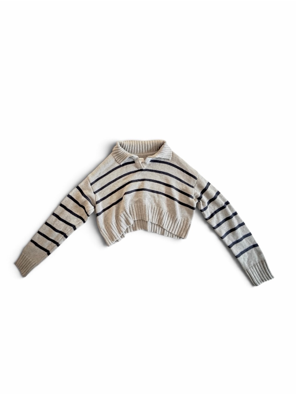 NWT PACSUN striped cropped sweater